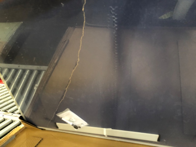 Photo 1 of (DAMAGE)Amazon Basics Magnetic Dry Erase White Board, 35 X 47-Inch Whiteboard - Silver Aluminum Frame
**CRACK IN THE BACK**