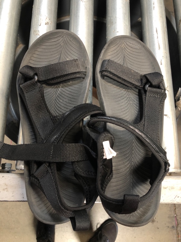 Photo 1 of Black size 12 sandals 