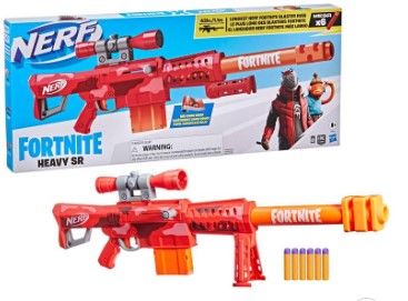 Photo 1 of NERF Fortnite Heavy SR Blaster 14 Inches (H) x 33.5 Inches (W) x 2.63 Inches

