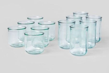 Photo 1 of 12pc Glass Potomac Double Old-Fashioned Assorted Tumbler Set - Threshold™

