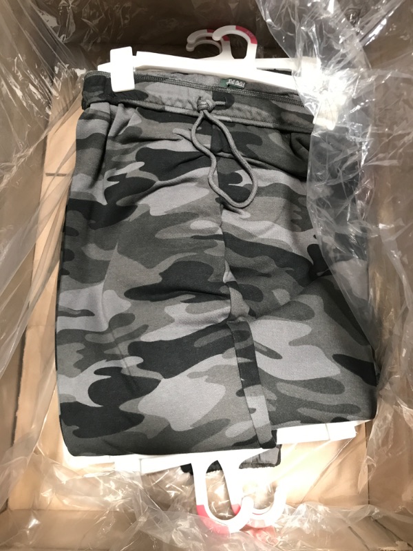 Photo 2 of CASE OF 6: Women's High-Rise Fleece Sweatpants - Wild Fable™ Green Camo XXS

