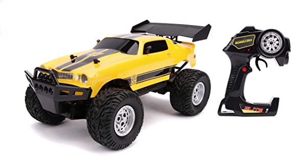 Photo 1 of *** NONFUNCTIONAL ***
Jada Toys Transformers Bumblebee 1977 Chevy Camaro Elite Off Road 4x4 RC , Yellow
