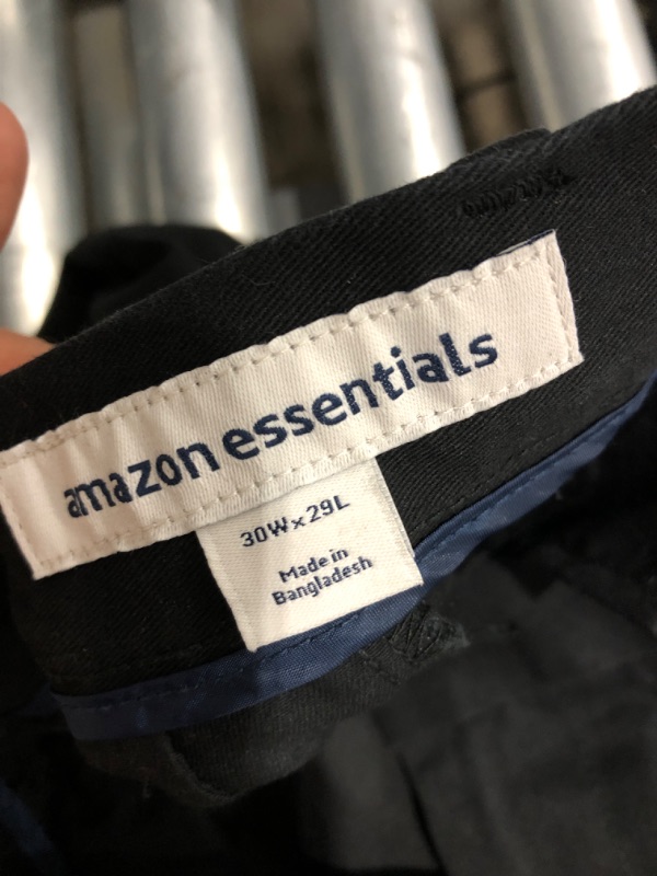 Photo 3 of Amazon essentials 30W x 29L black pants