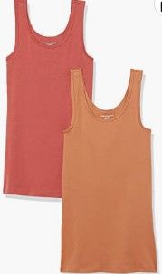 Photo 1 of Amazon Essentials Women's Slim-Fit Tank, Pack of 2
Size XL