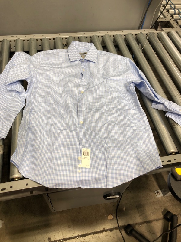 Photo 1 of Kenneth Cole Unlisted by Kenneth Cole Men's Dress Shirt Slim Fit Checks and Stripes (Patterned)
