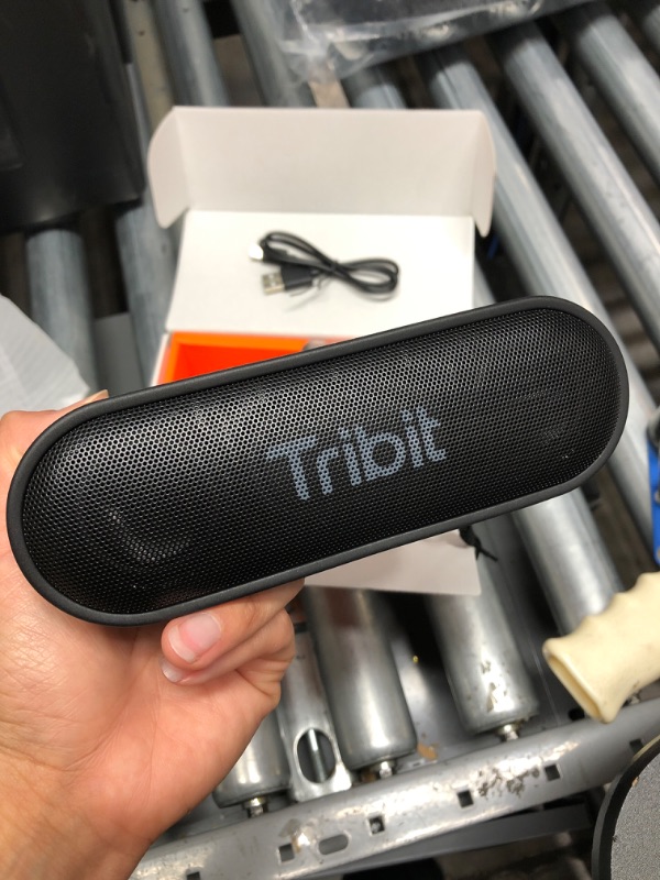 Photo 3 of Bluetooth Speaker, Tribit XSound Go Speaker with 16W Loud Sound & Deeper Bass, 24H Playtime, IPX7 Waterproof, Bluetooth 5.0 TWS Pairing Portable Wireless Speaker for Home, Outdoor (Upgraded)
