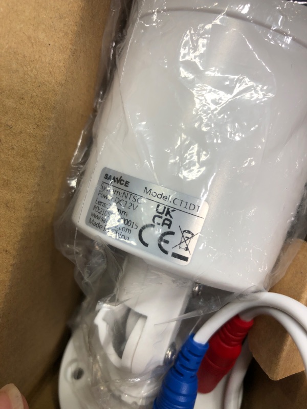 Photo 1 of SANNCE 2 Pack 1080P Full Colorful Night Vision CCTV Camera, 2.0MP HD-TVI Wide Angle Bullet Security Camera with 2 Warm Lights Built-in, Indoor and Outdoor Use, 100ft Clear Full Color Night Vision
