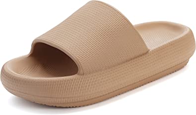 Photo 1 of BRONAX Cloud Slides for Women and Men | Shower Slippers Bathroom Sandals | Extremely Comfy | Cushioned Thick Sole SIZE 6-7 MEN
