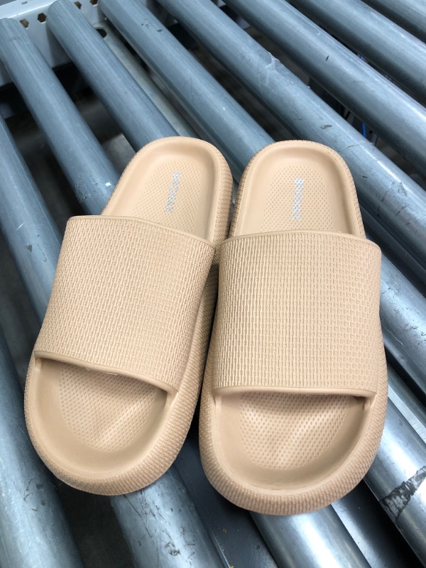 Photo 2 of BRONAX Cloud Slides for Women and Men | Shower Slippers Bathroom Sandals | Extremely Comfy | Cushioned Thick Sole SIZE 6-7 MEN
