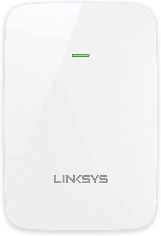 Photo 1 of Linksys WiFi Extender, WiFi 5 Range Booster, Dual-Band Booster, Repeater, 6,500 Sq. ft Coverage, Speeds up to (AC1200) 1.2Gbps - RE6350
