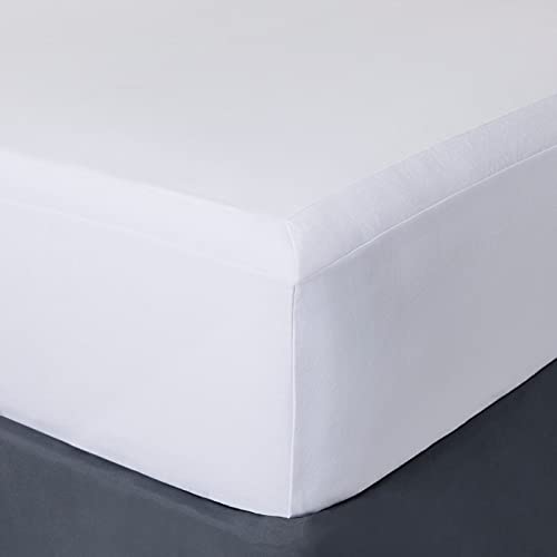 Photo 1 of 80 X 60 White Solid Box Spring skirt (twin ) - Project 62
