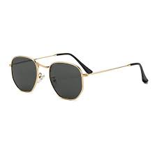 Photo 1 of Retro Oversized Polarized Sunglasses for Women Men Flat Top Fashion Square Sun Glasses Large Metal Shades UV400 Protection
