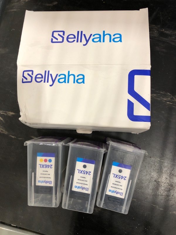 Photo 2 of Sellyaha 245XL 246XL Ink Cartridge Replacement for Canon PG-245XL CL-246XL Compatible with Canon PIXMA IP2820 MG2420 MG2520 MG2522 MG2525 MG2555 MG2920 MG2922 MG2924 MG3020 MX490 MX492 Printer
