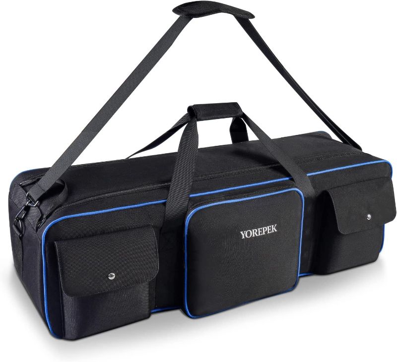 Photo 1 of YOREPEK Tripod Carrying Case Bag, Light Stand Bag with 2 Protective Padding, 30.5" Large Photo Studio Equipment Case for Tripods, Monopods, Speaker Stands, Boom Stands, Camcorder, Mic Stands, Travel
