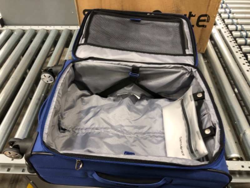 Photo 1 of Samsonite Aspire DLX Softside Expandable Luggage with Spinner Wheels, Deep Blue