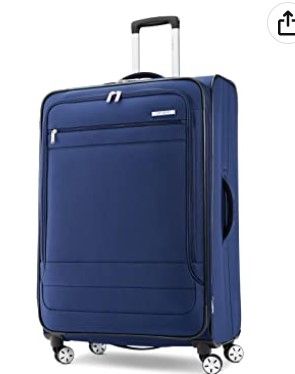 Photo 1 of Samsonite Aspire DLX Softside Expandable Luggage with Spinner Wheels, Deep Blue