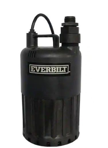 Photo 1 of **PARTS ONLY**
Everbilt 1/2 HP Waterfall Submersible Utility Pump