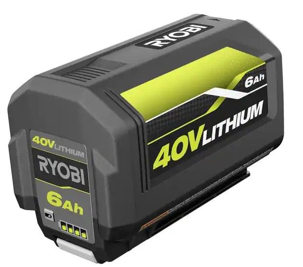 Photo 1 of RYOBI 40-Volt 6.0 Ah High Capacity Lithium-Ion Battery