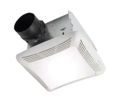 Photo 1 of Broan-NuTone
80 CFM Ceiling Bathroom Exhaust Fan with Light