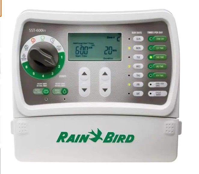 Photo 1 of Rain Bird
6-Station Indoor Simple-To-Set Irrigation Timer