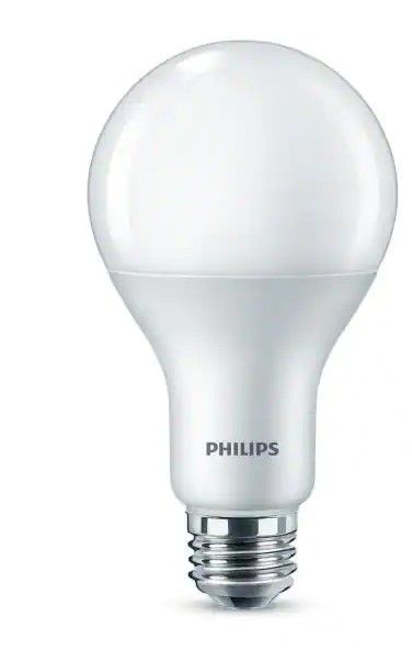 Photo 1 of Bundle of 2 
Philips 150-Watt Equivalent A21 Dimmable Energy Saving LED Light Bulb Daylight (5000K)