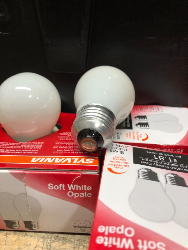 Photo 3 of Bundle of 5 
Sylvania 15-Watt A15 Incandescent Light Bulb (2-Pack)