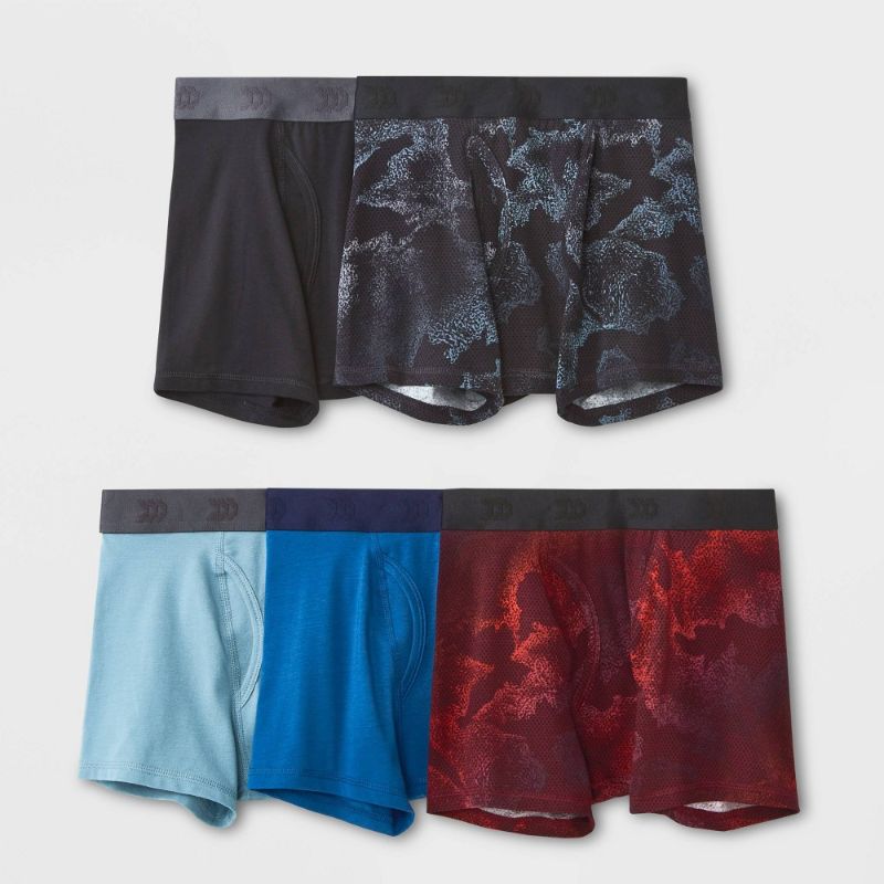 Photo 1 of Boys' 4pk Printed Boxer Briefs - All in Otion™ SIZE-M
