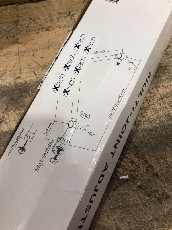 Photo 3 of IXTECH Boom Arm - Adjustable 360° Rotatable Microphone Arm - Sturdy Stainless Steel Mic Arm Desk, Table Stand - Foldable Scissor Arm - Stable Microph

