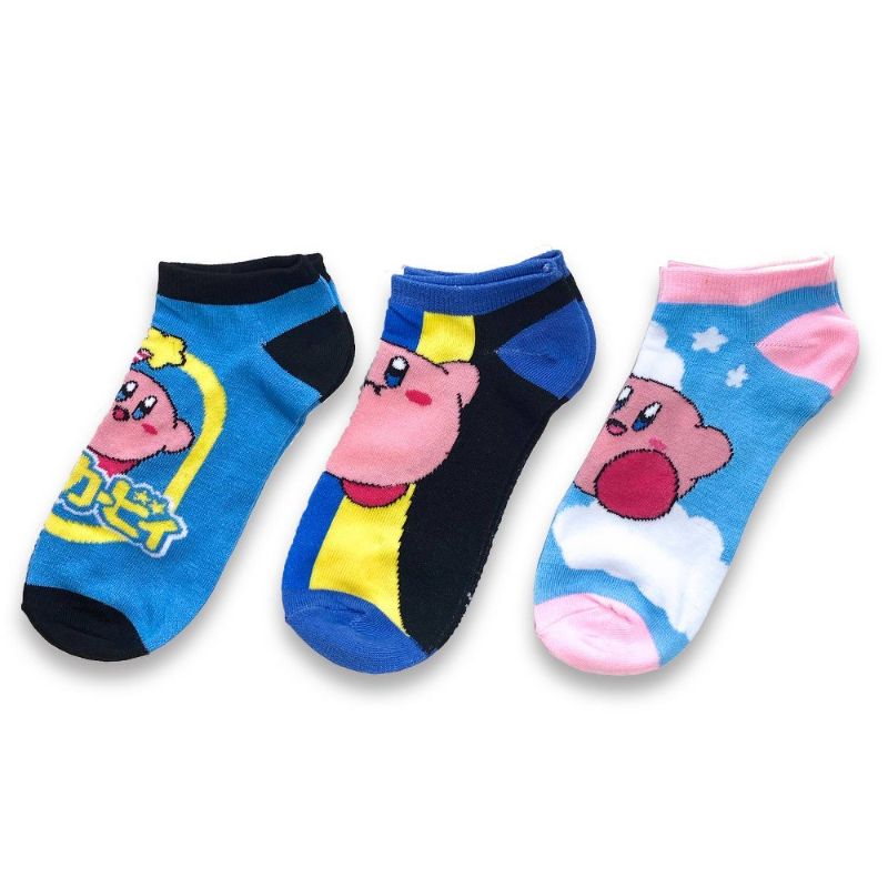 Photo 1 of Nintendo Kirby Character Ankle Socks - 3 Pack, One Color
5-10