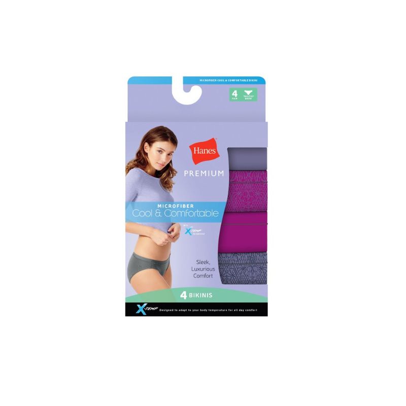 Photo 1 of BUNDLE OF MISC,  ITEMS (50 ITEMS) Hanes Premium Women's 4pk Cool & Comfortable Microfiber Briefs with X-Temp - Colors May Vary M, Multi-Colored & SOCKS SIZE-7 & BOXERS SIZE-M & BRAS- SIZE XS & SPORTS BRA SIZE L & HAT AND DIAPER COVER &  TODDLER SOCKS SIZE