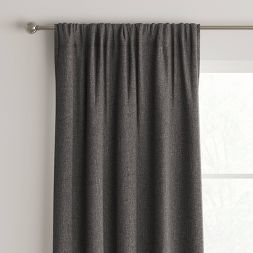 Photo 1 of 1pc Room Darkening Heathered Thermal Window Curtain Panel - Room Essentials™

