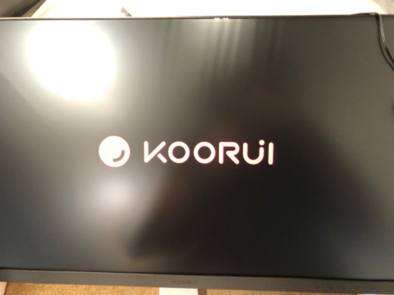 Photo 3 of KOORUI 24 inch Computer Monitor, IPS FHD 1080p LED Desktop Monitor, 75Hz Ultra-Thin Bezel/Eye Care/HDMI VGA Ports Business Monitor for PC, Black
