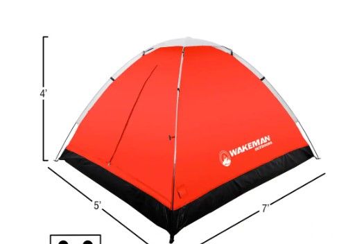 Photo 1 of 2-Person Red Dome Tent
