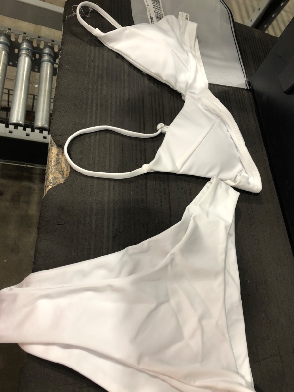 Photo 1 of Rajputana Womens Bikini White Push Up Brazilian Two Piece Swimsuit medium
