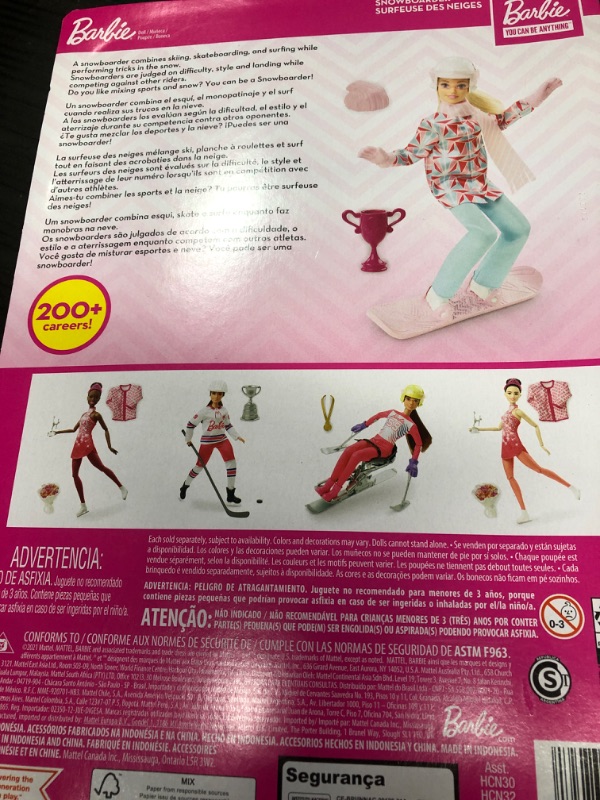 Photo 3 of Barbie Snowboarder Doll
