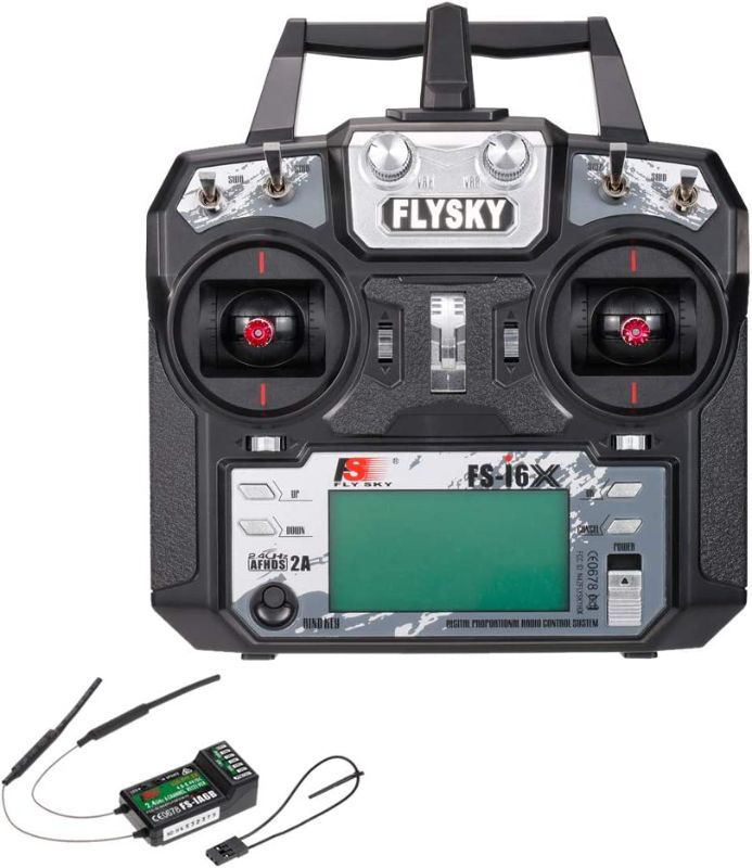 Photo 1 of Flysky FS-i6X 6-10(Default 6)CH 2.4GHz AFHDS RC Transmitter w/ FS-iA6B Receiver
