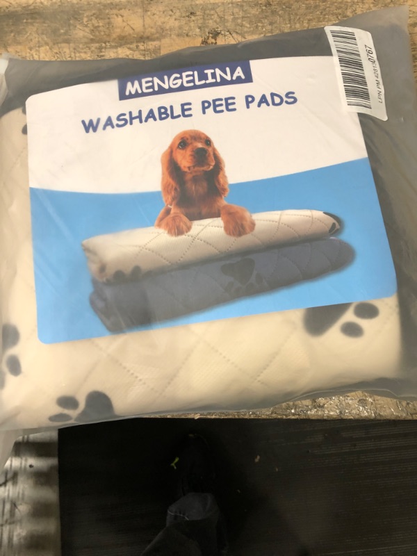 Photo 3 of 2 Pack Grey+Tan Washable Dog Pee Pads
