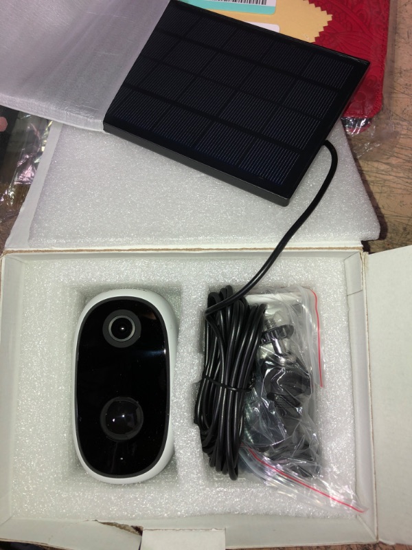 Photo 1 of 2K Solar Powered Outdoor Security Cameras, Outdoor Camera Wireless Color Night Vision, ZUMIMALL Wireless Home Security Cameras/Spotlight & Siren/2.4GWiFi/2 Way Talk/ PIR Detection/Waterproof/Cloud/SD
