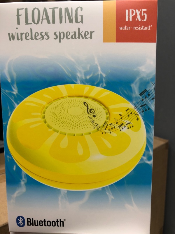 Photo 1 of FLOATING WIRELESS SPEAKER ( LEMON)
3 X UNITS