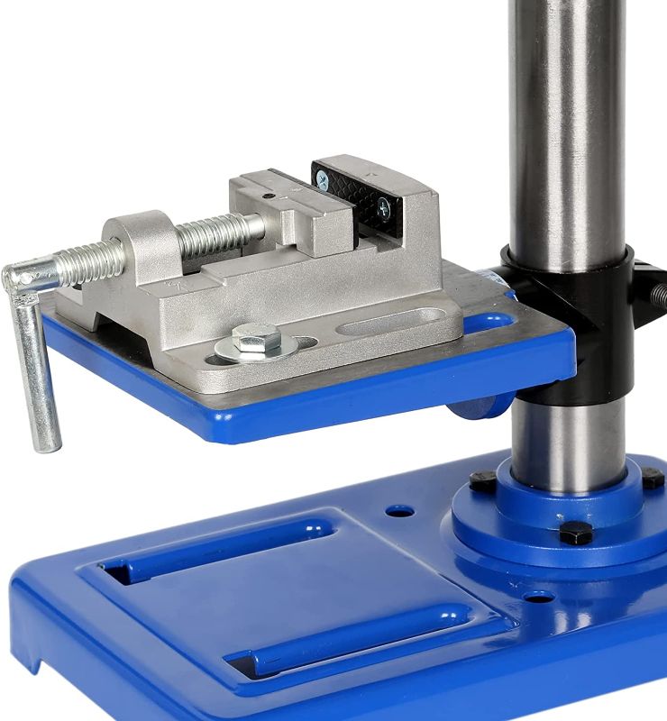 Photo 1 of BILT HARD 2.3-Amp 8 in Drill Press with Drill Vise & Drill Bits Set, 5-Speed Tabletop Drilling Machine with Worklight