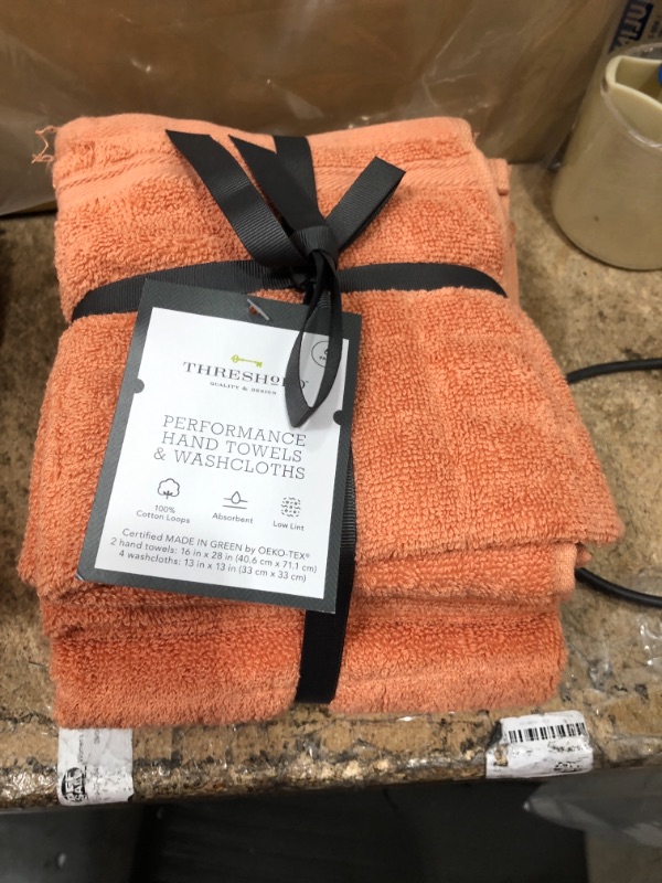 Photo 2 of 6pc Performance Bath Towel Set - Threshold