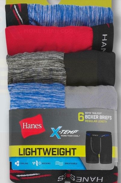 Photo 1 of 6 pack of large mens hanes underwear 