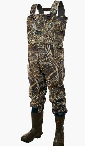 Photo 1 of FROGG TOGGS Men's Amphib Bootfoot Neoprene Camouflaged Chest Wader
