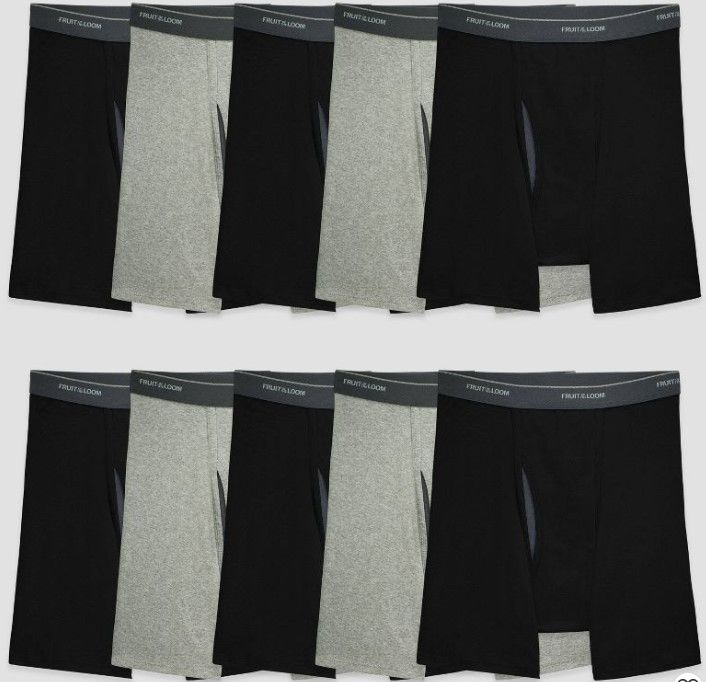 Photo 1 of Fruit of the Loom Men's CoolZone Boxer Briefs 10pk - Colors May Vary

