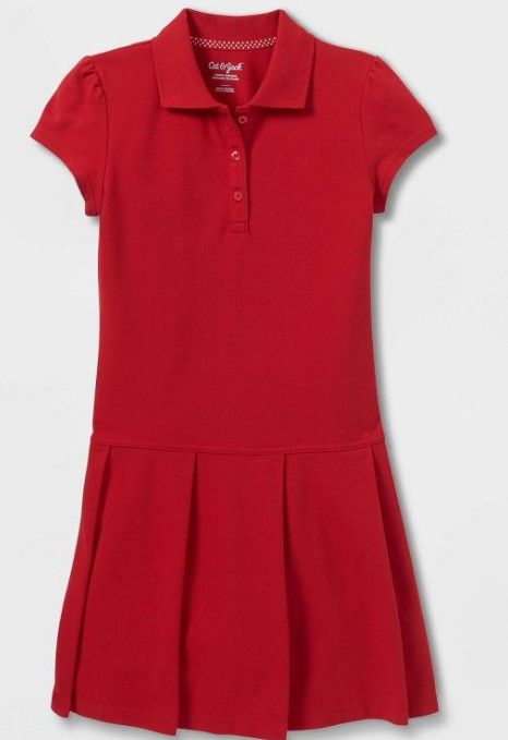 Photo 1 of Girls' Pleated Uniform Tennis Dress - Cat & Jack™ Red

