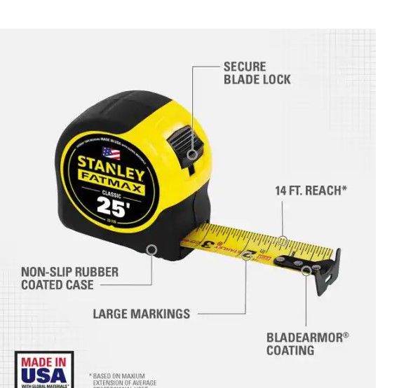 Photo 1 of 25 ft. FATMAX Tape Measure
