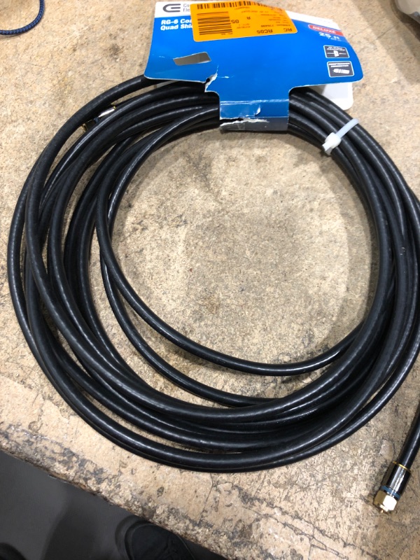 Photo 2 of 25 ft. RG-6 Quad Shielded Coaxial Cable
