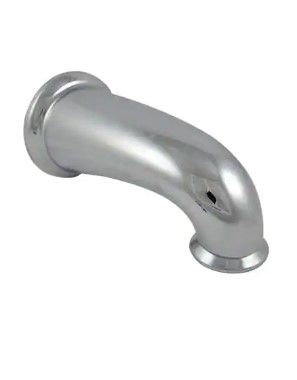 Photo 1 of 8 in. Universal Decorative Tub Spout with Diverter in Chrome
