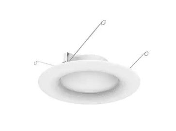 Photo 1 of 5/6 in. 2700K White Integrated LED Recessed Trim CEC-T20 (4-Pack)
