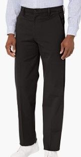 Photo 1 of Dockers Men's Classic Fit Workday Khaki Smart 360 FLEX Pants Black 